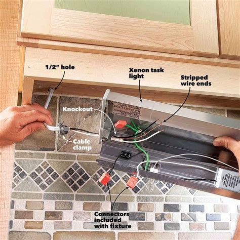 under cabinet lighting installation instructions